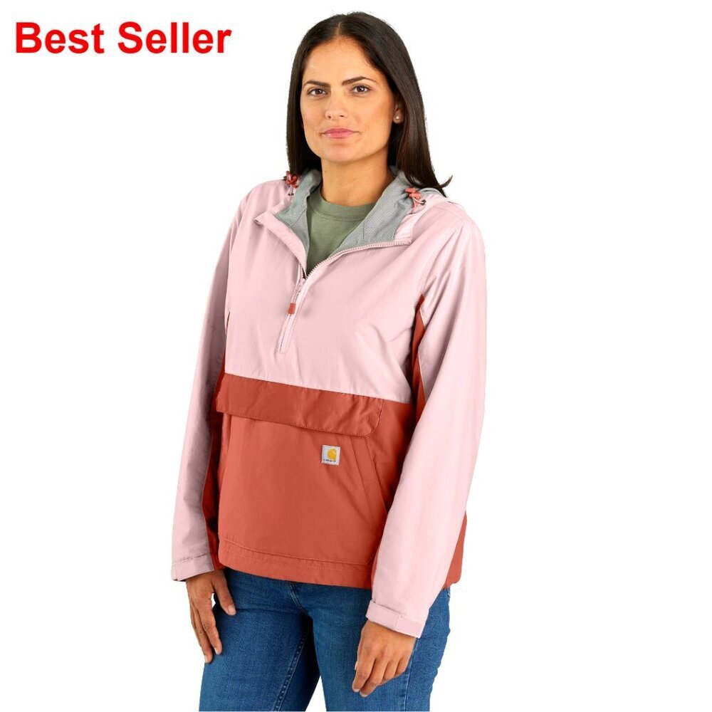 Lightweight Water-Resistant Anorak Coat with Rain Defender Technology